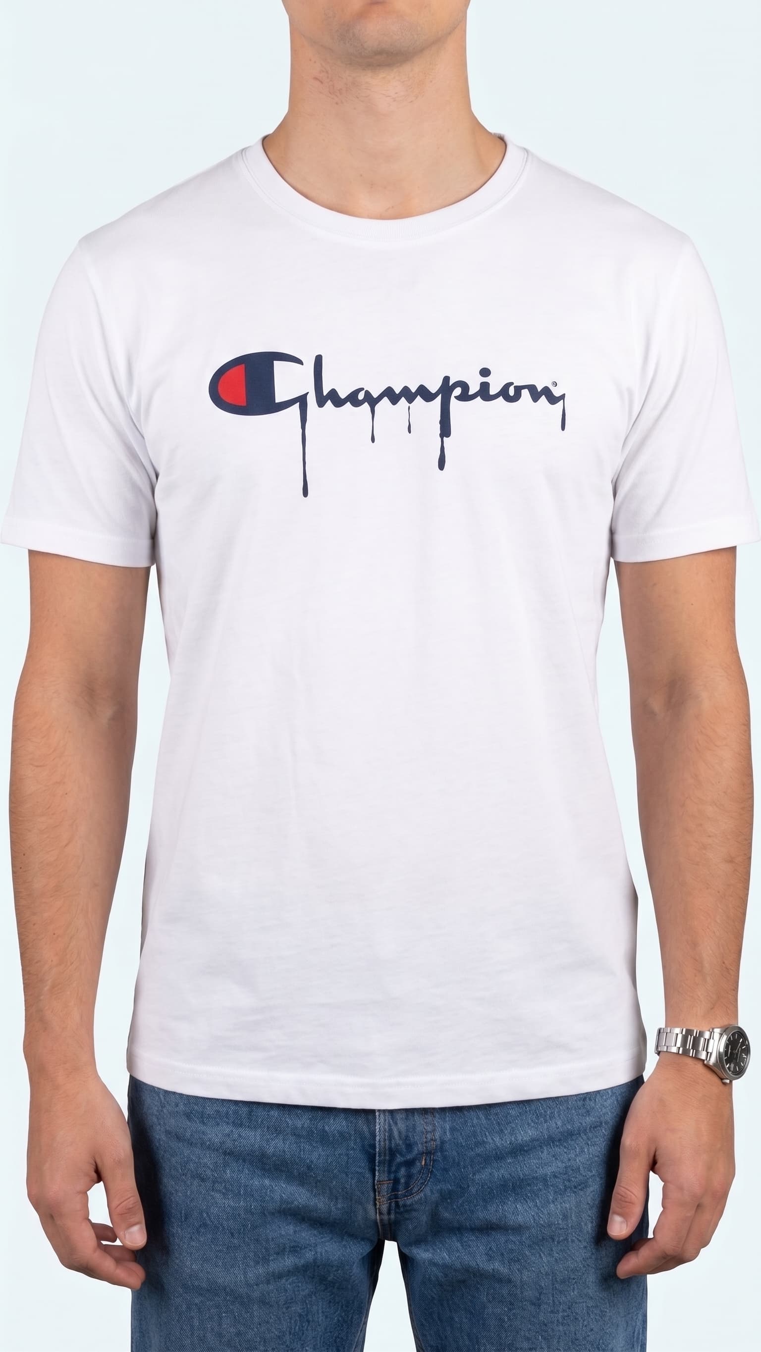Camiseta Masculina Estampa Lettering "Drip Effect"